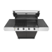 BMG1241BB Beef Eater 1200 4-Burner BBQ + Side Burner - Black